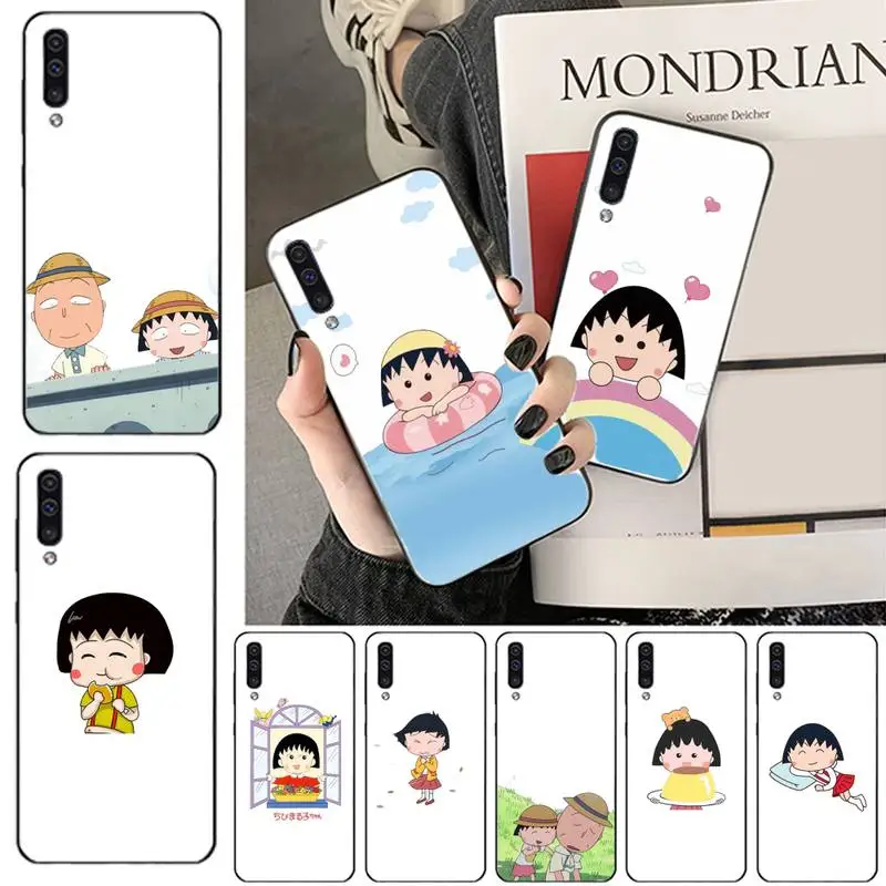 

Chibi Maruko lovely cartoon Phone Case For Samsung galaxy S 7 8 9 10 20 edge A 6 10 20 30 50 51 70 note 10 plus