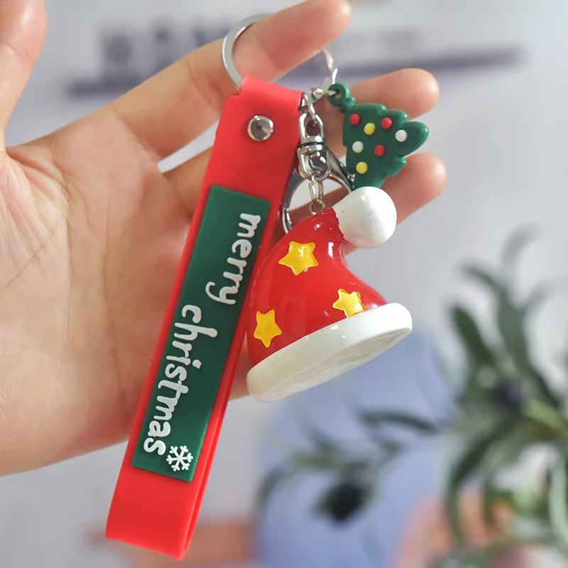 НОВАЯ РОЖДЕСТВЕНСКАЯ шапка брелки популярный Рождественский подарок снеговик и