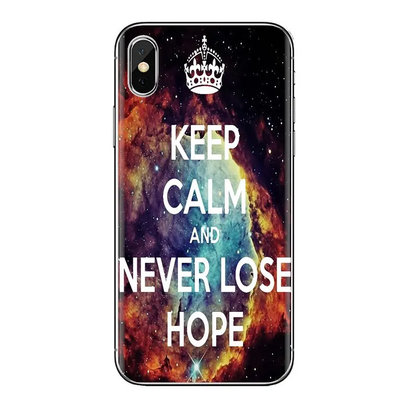 Never Lose Hope Inspirational Quote Covers For Samsung Galaxy S2 S3 S4 S5 MINI S6 S7 edge S8 S9 Plus Note 2 3 4 5 8 Coque Fundas |