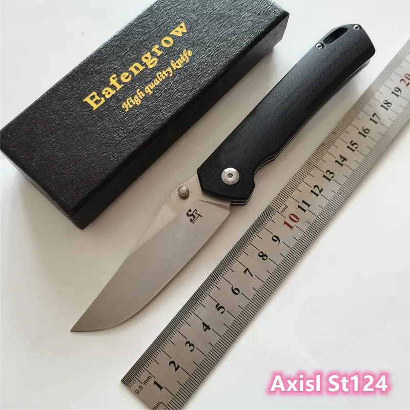 Складной нож Eafengrow sitive ST124 D2 Клинок G10 Карманный для выживания охоты тактический