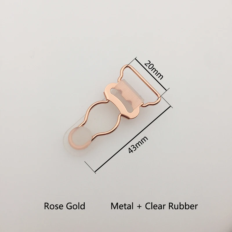 100 шт./лот высококачественный позолоченный металлический зажим для подвязки