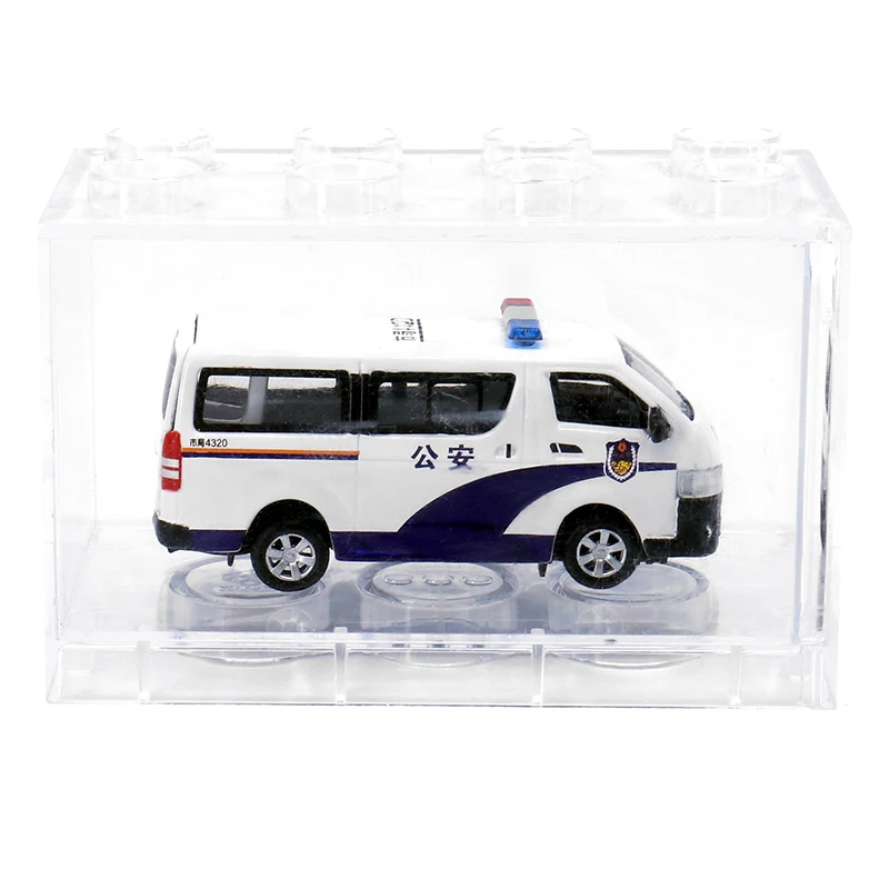 Крошечный 1:64 Toyota Hiace черный/Китайская полиция LHD литая модель автомобиля | Игрушки