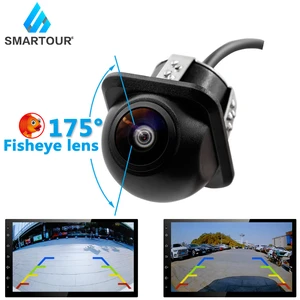 Smartour HD 175 Degree Fisheye Lens 1296*1080P Starlight Night Vision CVBS Front/Reverse Backup Camera For Android Car DVD Monit