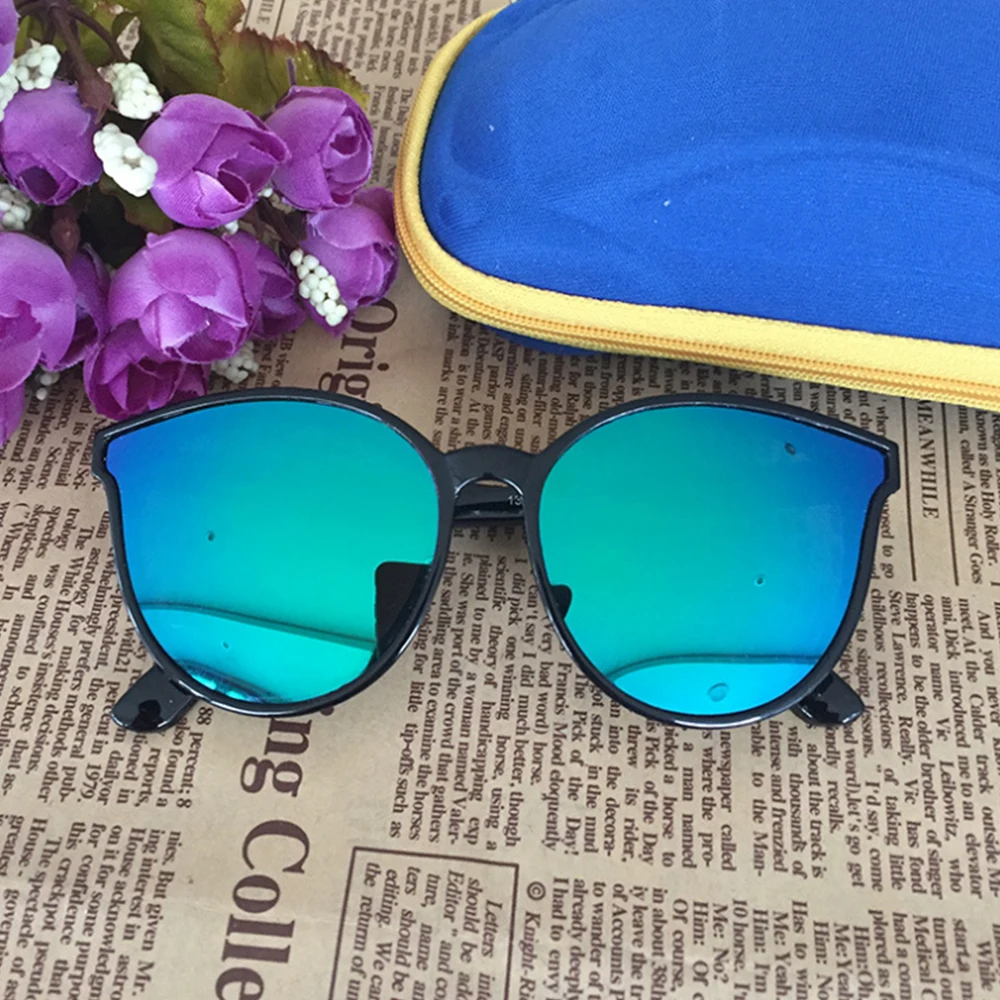 1 шт. солнцезащитные очки кошачий глаз для мальчиков и девочек|Мужские ночного