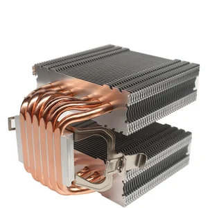 KOOLASON i5 i7 AM3 LGA 1151 1366 процессор для компьютера 90 мм без вентилятора радиатор 6 медных труб тепловая труба тихий охлаждающий плавник без вентилятора