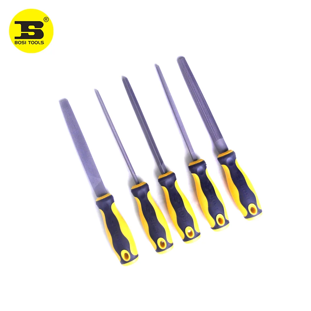 Набор файлов BOSI 6 ''/150 мм 5 шт.|set dye|set acrylicset float |