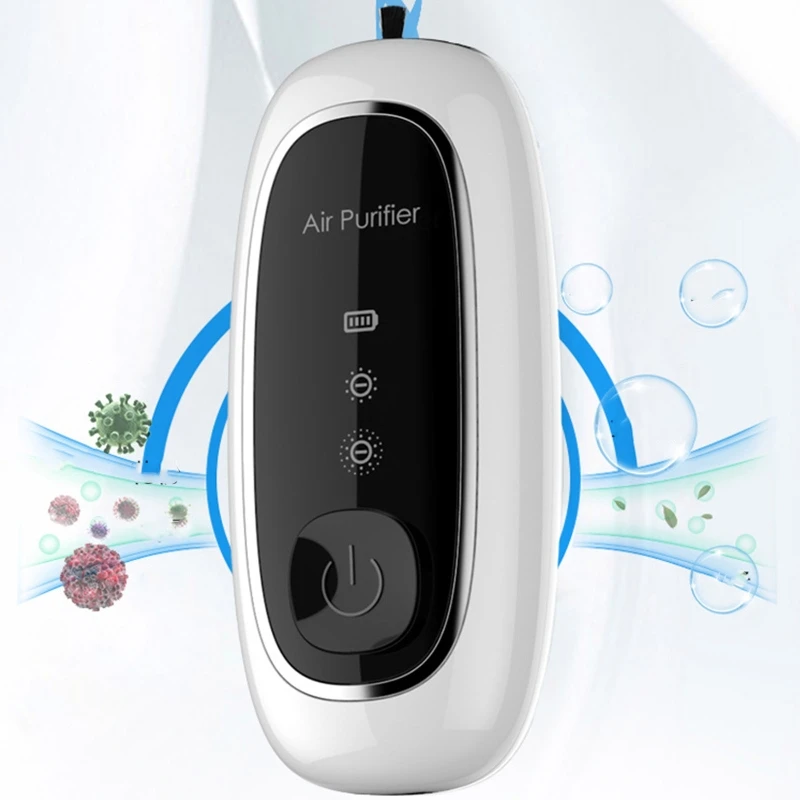 

Negative Ion Generator Air Purifier Remove Formaldehyde Bacteria Necklace 2 Gears Concentration Adjustable Air Cleaner
