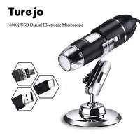 1600x digital microscope for electronics type c 3 in 1usb microscope camera magnifier 1080p 8 led for macbook android phones