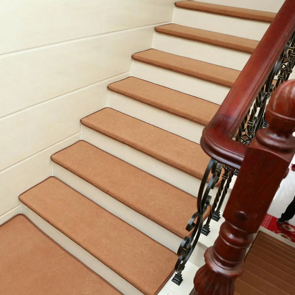 Самоклеящиеся коврики для лестниц нескользящий коврик ступенек стирающийся |