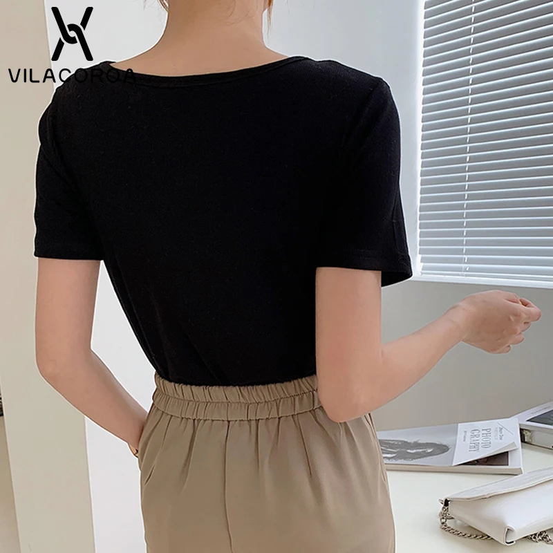 

Summer Tops T Shirt Casual Chain T-shirts Mujer O-Neck Short Sleeves Harajuku Women Clothes Basic Office Lady Tees Top