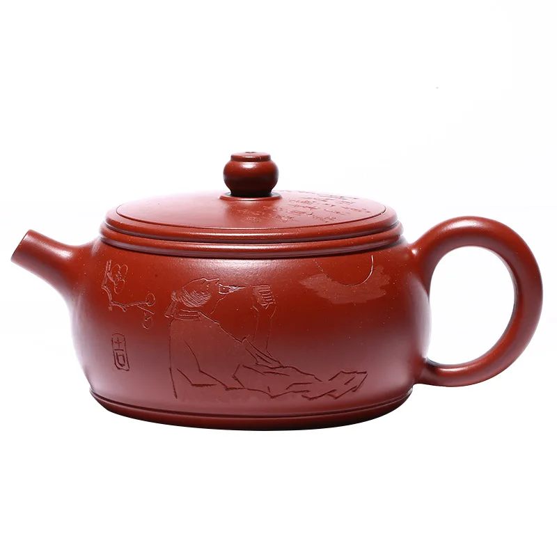 

Dahongpao Jinglan Teapot Zisha Teapot Yixing Handmade Pot Kung-fu Teaware Purple Clay Drinkware For Puer Green Black Chinese
