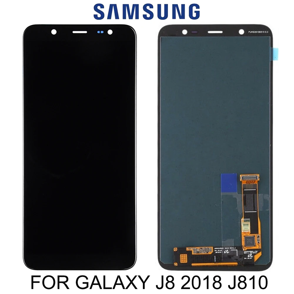 Новый ЖК экран для Samsung Galaxy J8 2018 J810 сменный сенсорный с регулировкой яркости Pancel