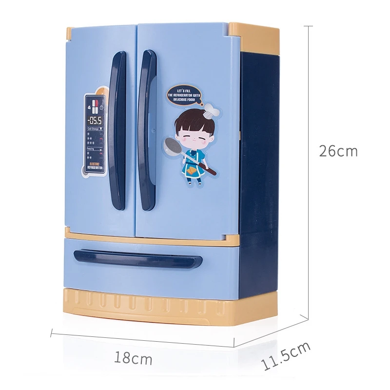 

Spray Refrigerator Toy Pretend Play Appliance for Kids Play Kitchen Set with Kitchen Playset Unique Toy