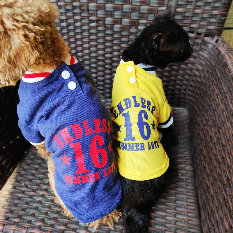 Полосатая летняя Толстовка для собак французский бульдог терьер малые и средние