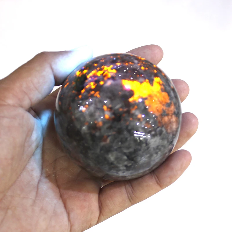 

1 Kg natural luminous sodalite crystal sphere
