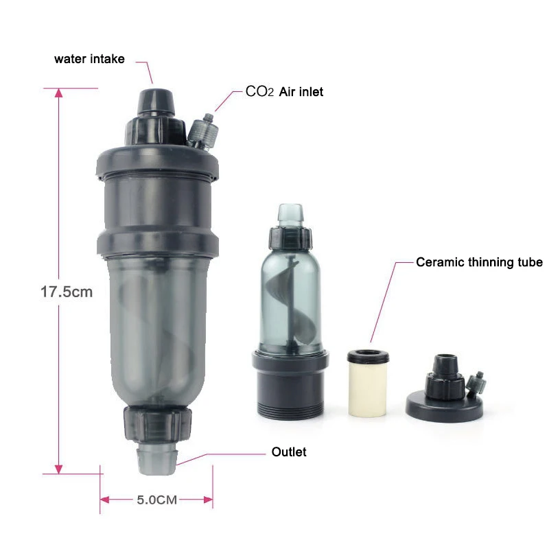 Внешний Диффузор CO2 для аквариума ISTA внешний турбо реактор DIY растений
