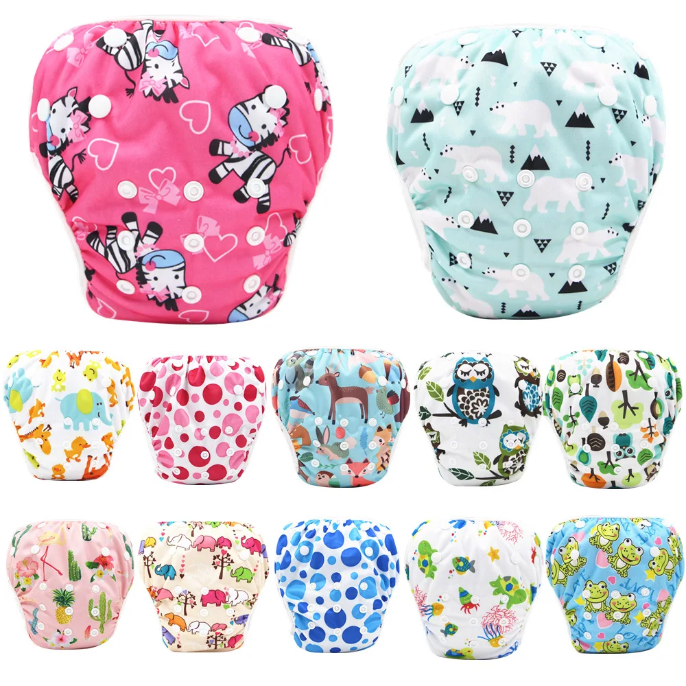 

Reusable Swim Diaper Adjustable Diapers for Baby Shower Gifts Baby Swimwear Pool Pants One Size Fits All Swimming Lessons