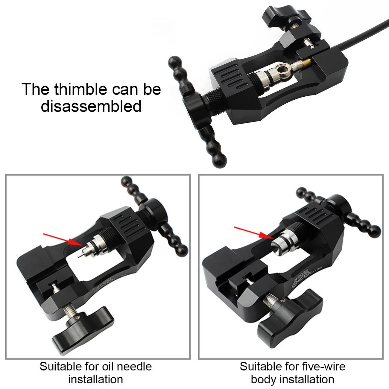 

MUQZI Mountain Bike Road Bike Disc Brake Bicycle Oil Needle Olive Head Installation Push Into Tool Inserter Pentaline BH59/90