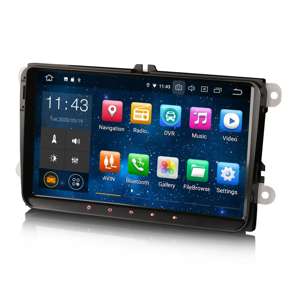 Автомобильный мультимедийный плеер с GPS радио 9 "Android 10 0 OS для Seat Altea 2004 2015 и XL 2007