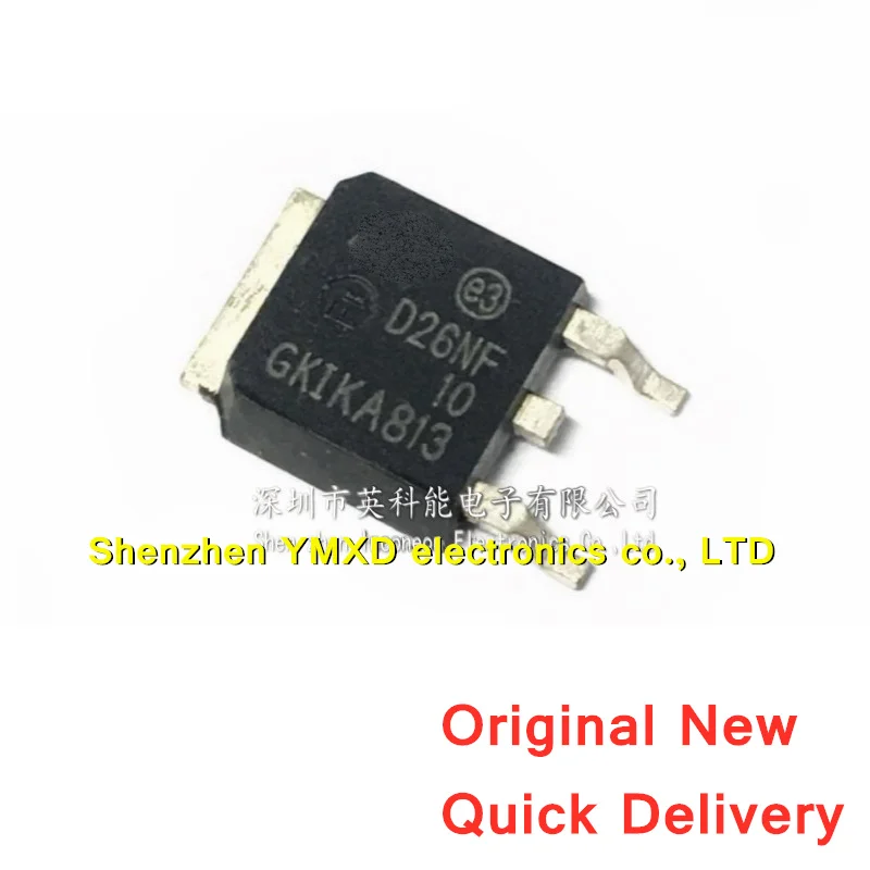 

10Pcs/Lot New STD26NF10 D26NF10 Patch TO-252 MOS Field Effect Tube N Channel 100V 25A