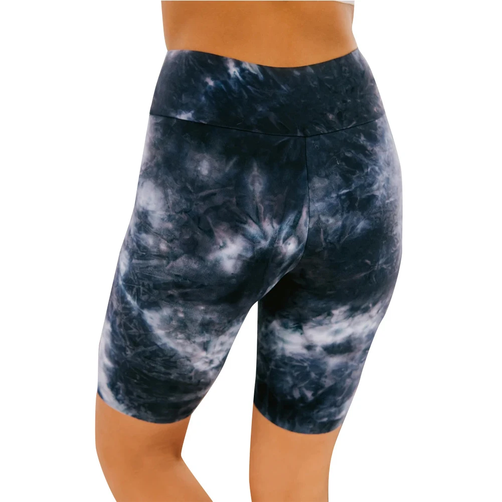 Летние женские шорты с завышенной талией облегающая эластичная повседневная