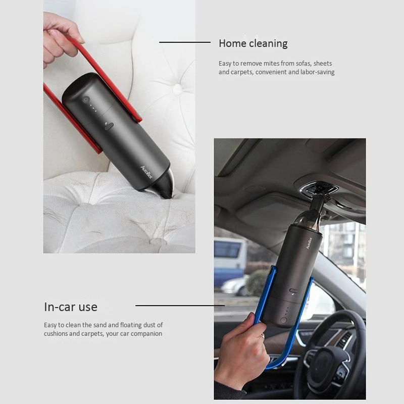 

AutoBot V2 Portable Cordless Vacuum Cleaner HEPA Filtration Strong Suction 5200 Pa for Car Home Office