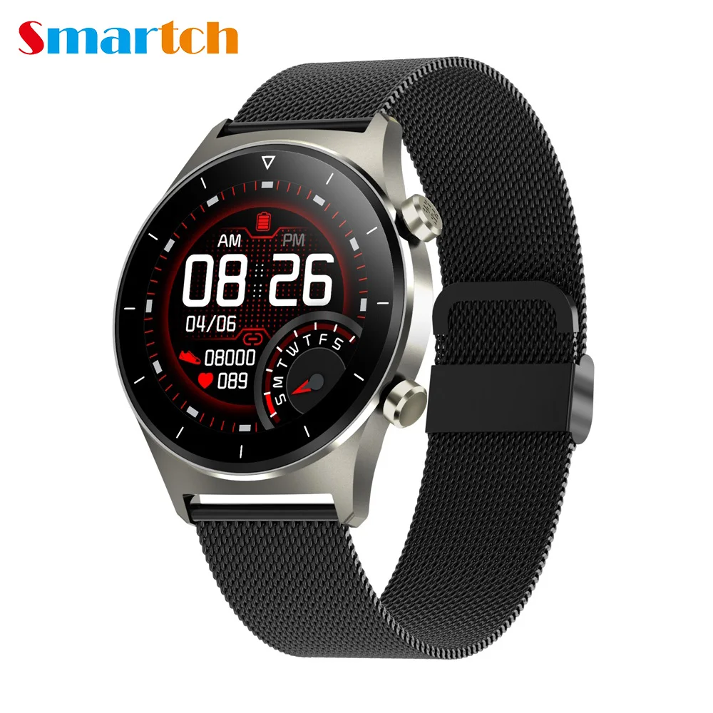 

Newest Smart Watch E13 Men Sports SmartWatch GPS Support Pedometer Round Screen Bluetooth Wristwatch Women for IOS Huawei Xiaom