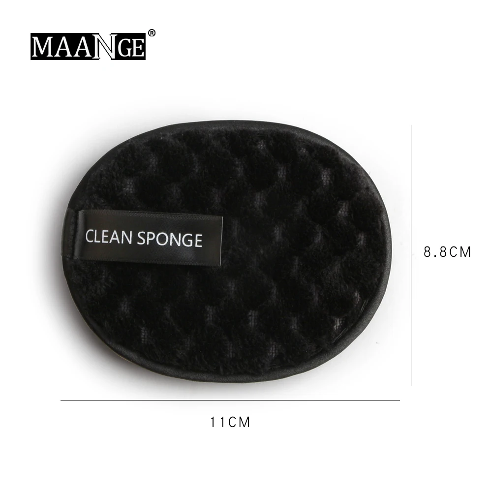 

3pcs Soft Double Sided Makeup Sponge Fiber Lazy Makeup Remover Puff Facial Wash Puff Easy to Use Beauty Make Up Remover Tools