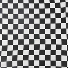 Платок для волос FOXMOTHER, Квадратный, в черно-белую клетку