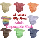 10 шт., одноразовые блестящие маски для взрослых