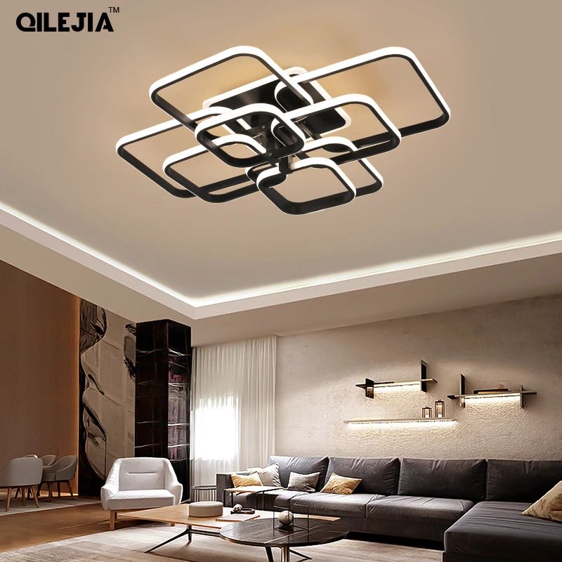 Современная Люстра для гостиной спальни AC85 265V акриловая алюминиевая