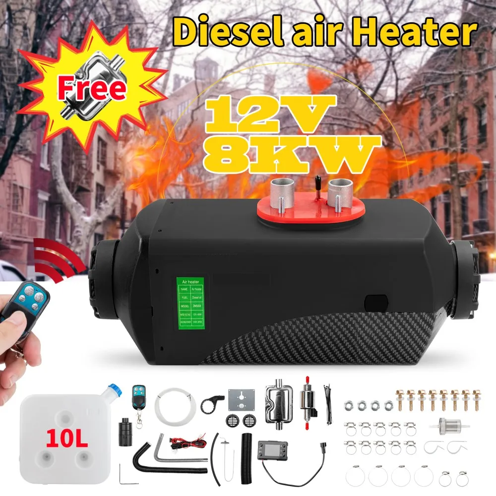 Автомобильный обогреватель воздуха дизельного топлива 8 кВт 12 В 8000 Вт |