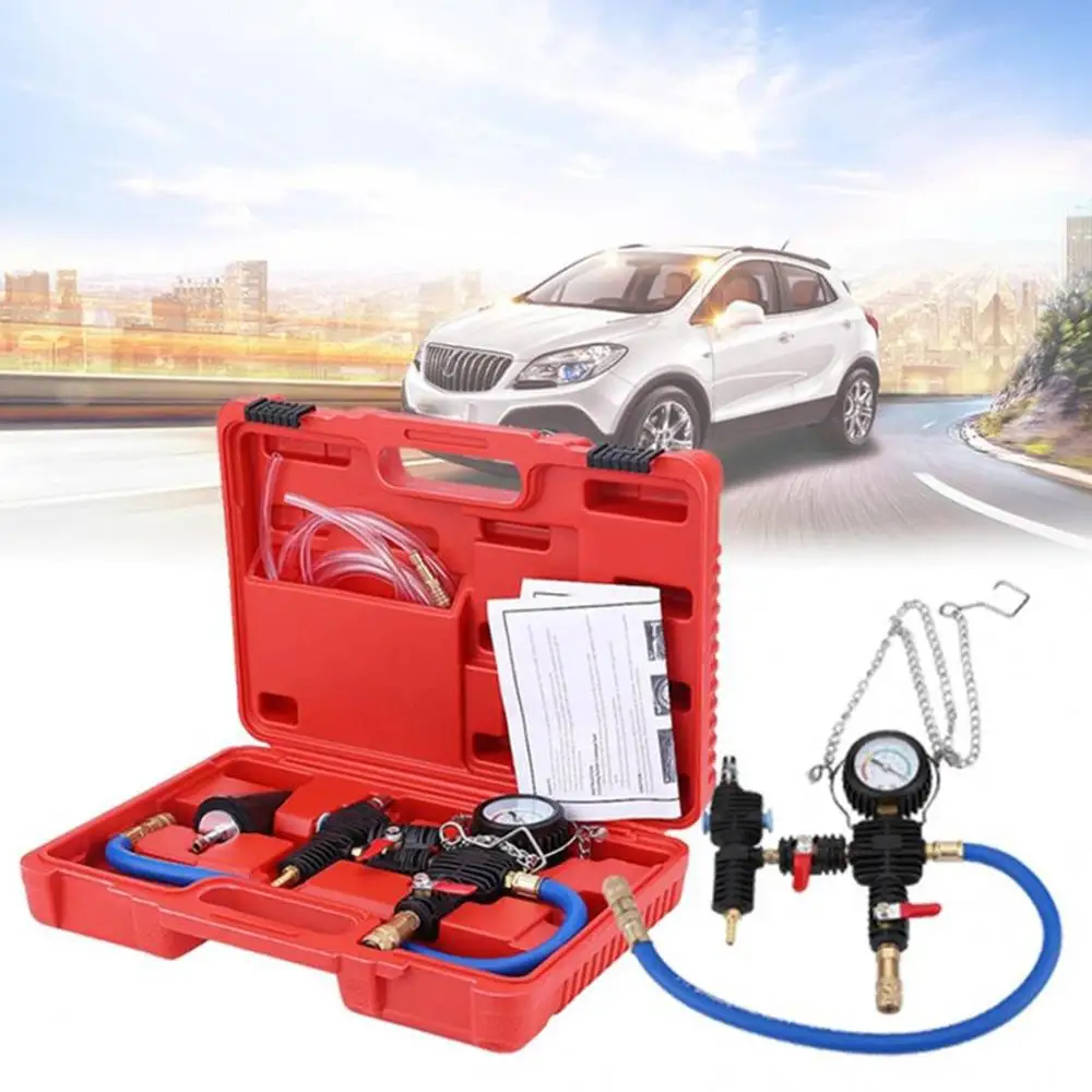 

Auto Coolant Vacuum Kit Cooling System Radiator Set Refill and Purging Tool Universal for automotive cooling systems test