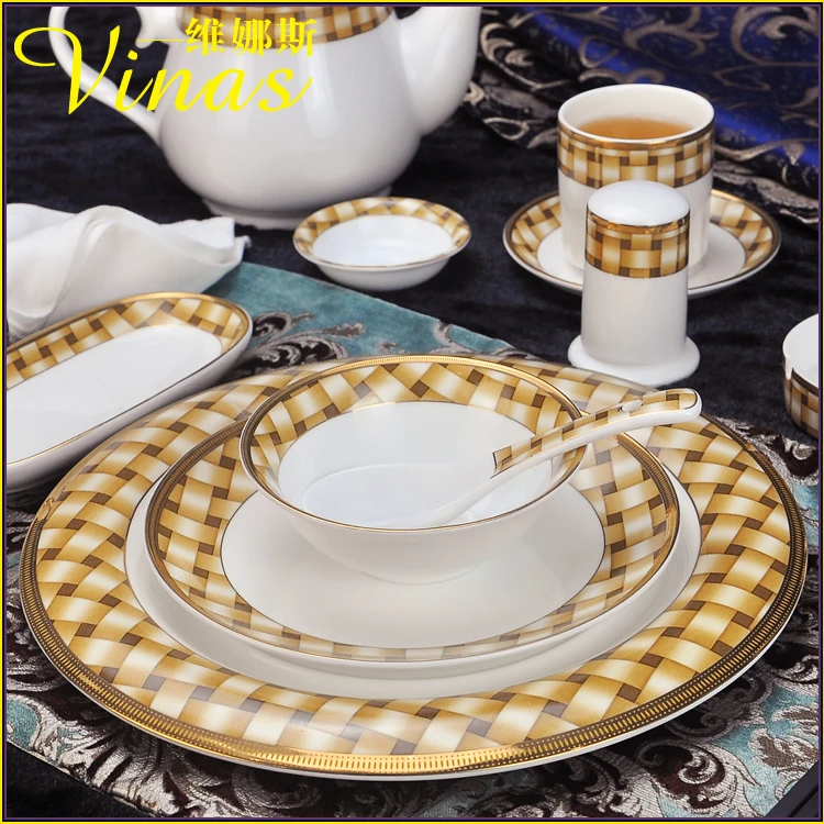 Роскошная Посуда в европейском стиле Пномпень керамическое обеденное блюдо