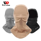 WEST BIKINGзимняя флисовая велосипедная маска для лица, ветрозащитная теплая MTB дорожный велосипед, полное покрытие для лица, мужская и женская теплая велосипедная Кепка