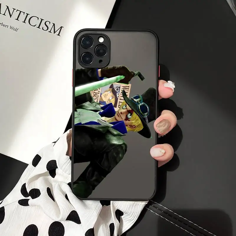 

Anime One Piece Luffy Character Wanted Phone Case matte transparent For iphone 7 8 11 12 plus mini x xs xr pro max cover