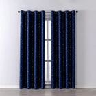 Современные затемняющие шторы со звездами, занавески для гостиной, спальни, занавески для окон, кухни, плотные шторы