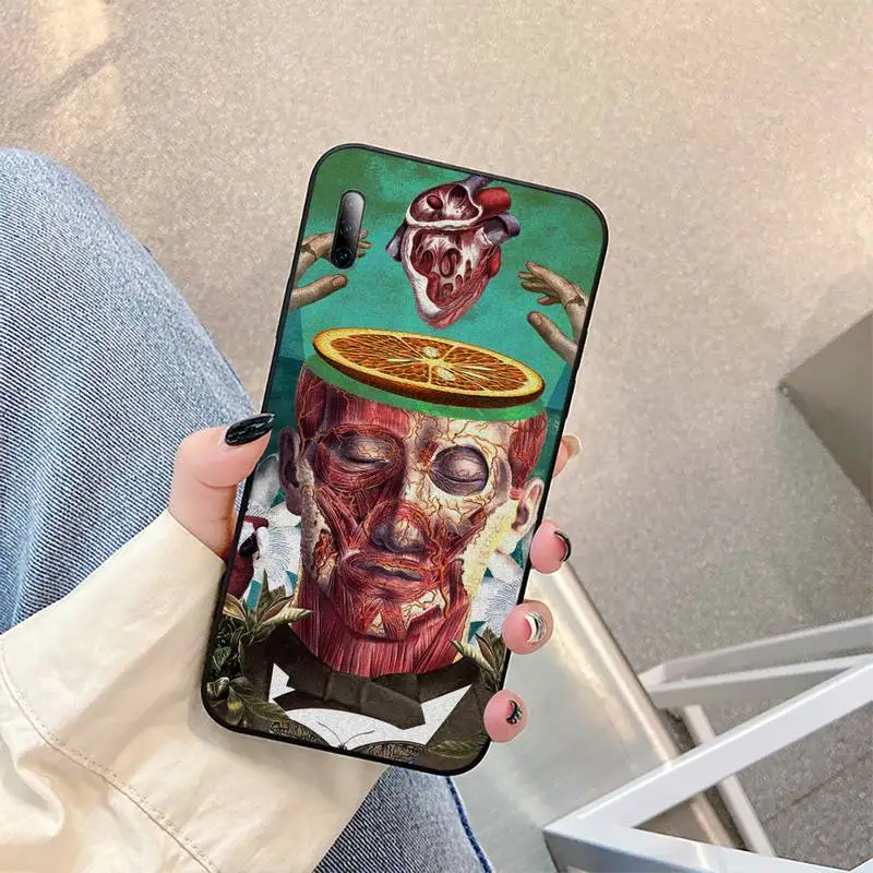 

CASE DESIGNS HUMAN ANATOMY Phone Case For Xiaomi pocophone F1 mi10lite 5 8se pro note2 3 6 8 9t a2lite Cover Fundas Coque