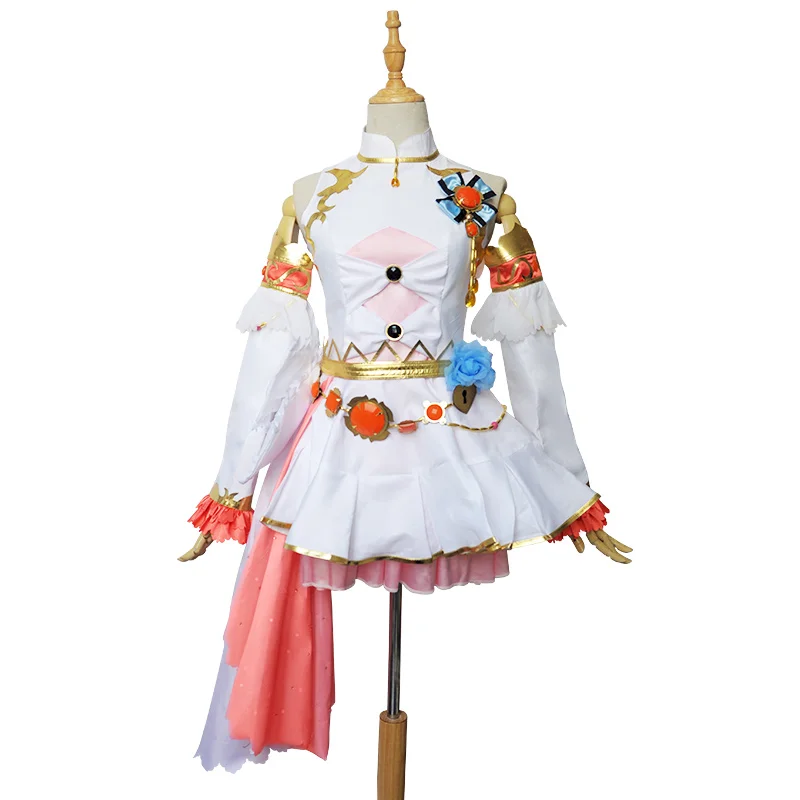 

Аниме Love Live! Костюма «Сонода Уми», «камень по дню рождения униформы, потому что платье Косплэй костюм рукава талии Onarment на воротнике; Шапка;