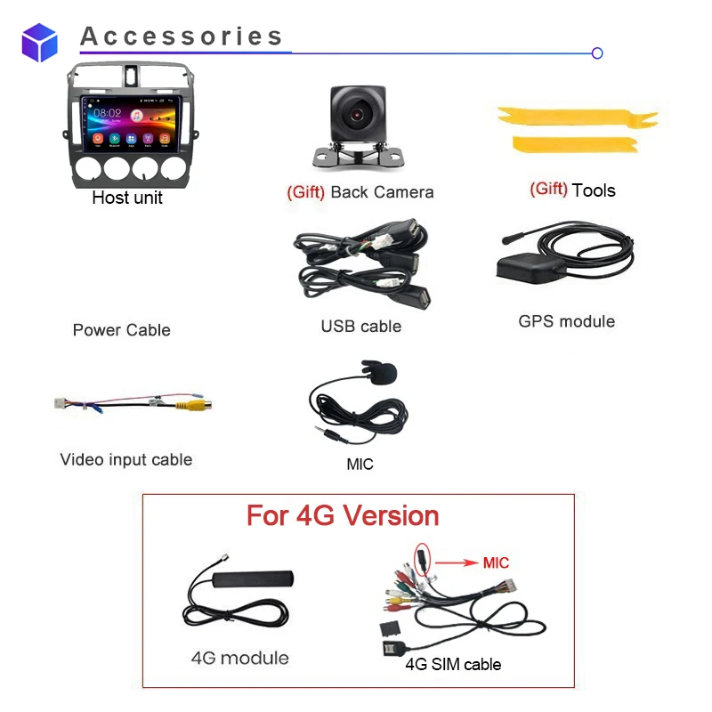 

For Kia Carnival 2004-2006 Car Radio Multimedia Video Player Navigation GPS Android 10 8-core