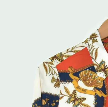 

Women Shirt 2019 Spring/Summer National Style Casual Long Sleeve Printed Shirt Ladies Top