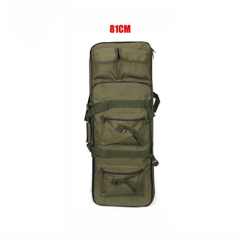 Green 81CM Тактическая Сумка для оружия, военный страйкбол, снайперский пистолет, чехол для переноски винтовки, аксессуары для стрельбы и охоты, армейский рюкзак, опора для мишени, Сумка с песком - Цвет: Green 81CM