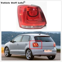 left side tail lmap for vw polo 6r hatchback 2009 2010 2011 2012 2013 lamp car styling rear tail light accesories left side