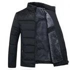 Мужская ветрозащитная куртка, Повседневная теплая ветрозащитная куртка с бархатным мехом, большие размеры 5XL, для зимы