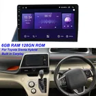Автомагнитола RHD с большим экраном 10,1 дюйма, мультимедийный видеоплеер с рамкой для Toyota Sienta 2016  2019, 2Din, видеорегистратор, GPS-навигация