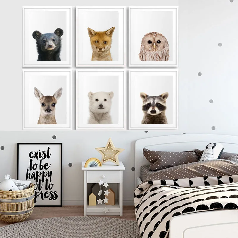 Настенные плакаты в скандинавском стиле живопись на холсте с изображением