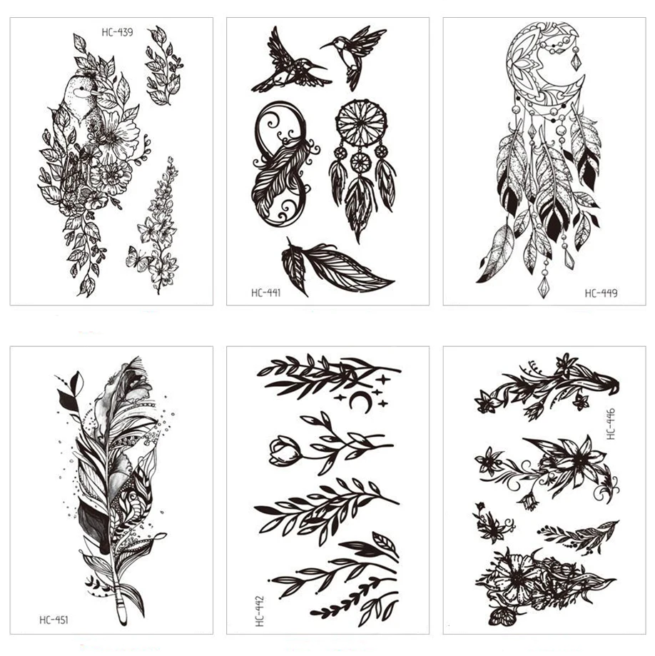 

HOT SALE Dreamcatcher 10x6cm Temporary Small Cute Fashion Tattoo