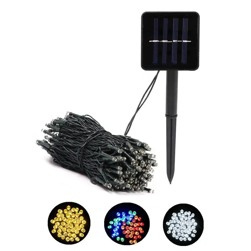 

LED Solar Fireworks Lights Outdoor Waterproof String Lights For Christmas holiday Street Decoration Garden Fairy Strip Light