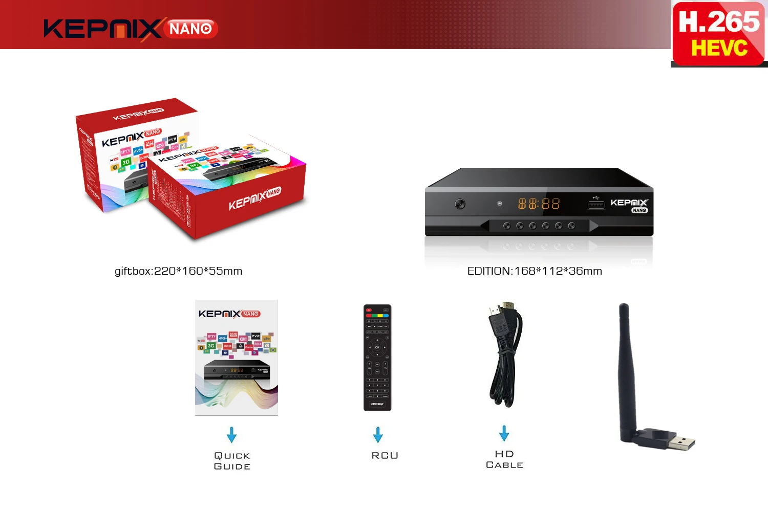 Спутниковый ресивер BST nix nano h.265 sunplus cpu hevc powervu autoradio oll поддержка Wi Fi you tube biss