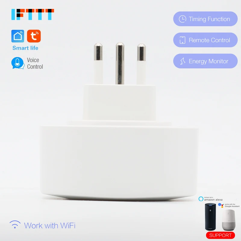 16A Италия Чили wifi Smart IT CL Plug power Monitor умная розетка голосовое интеллектуальное